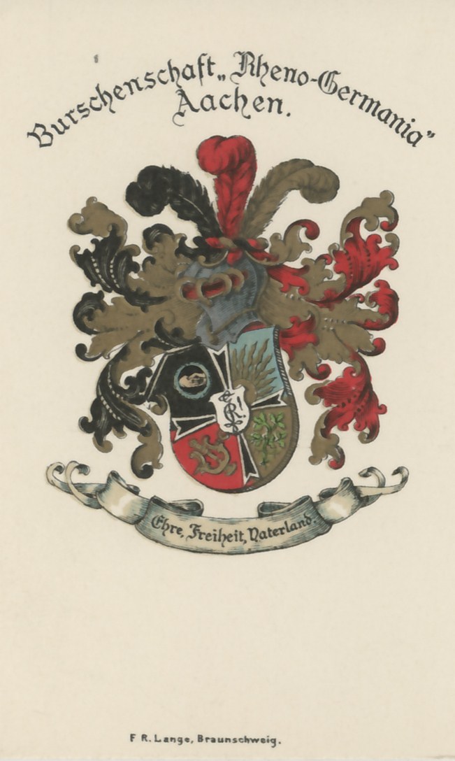 Wappen der Burschenschaft Rheno-Germania 1907
